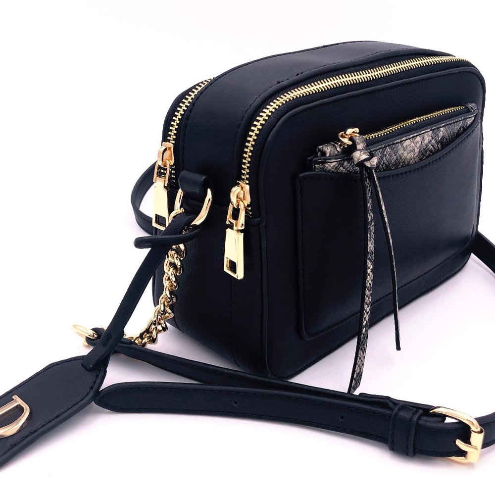 DOMANI Women’s Crossbody Bag with Removable Pouch
